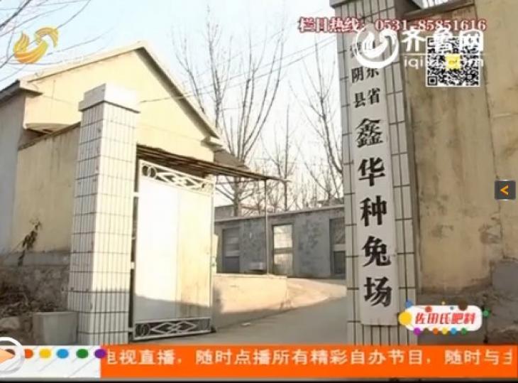 山東電視臺(tái)農(nóng)科頻道—鑫華種兔場(chǎng)
